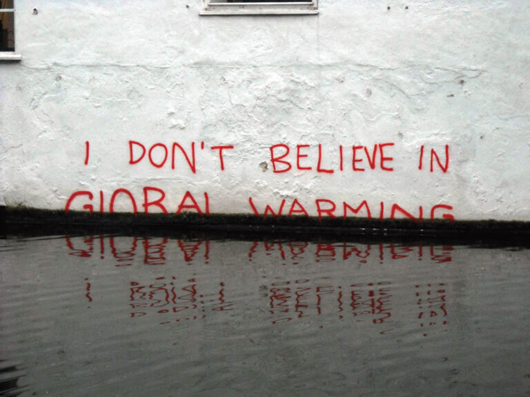 A mudança climática no banco dos réus