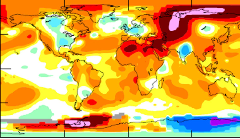 Temperatura Global Maio 2021