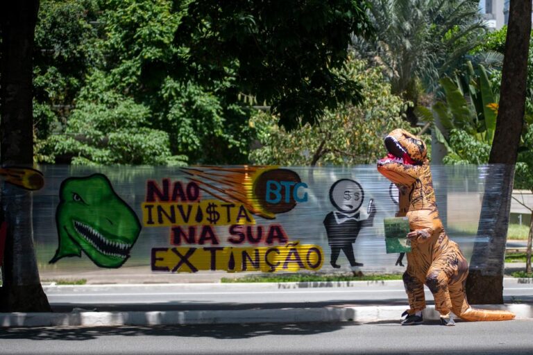 Em manifestação, COIPAM, FEPHAC e 350.org pedem que BTG Pactual deixe de investir em combustíveis fósseis
