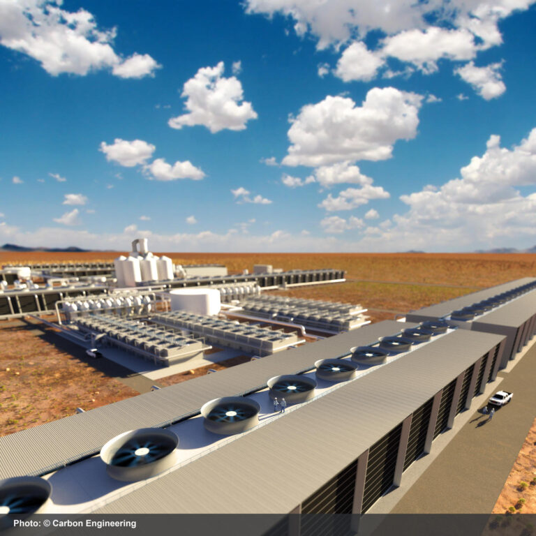 Tecnologia remove dióxido de carbono da atmosfera