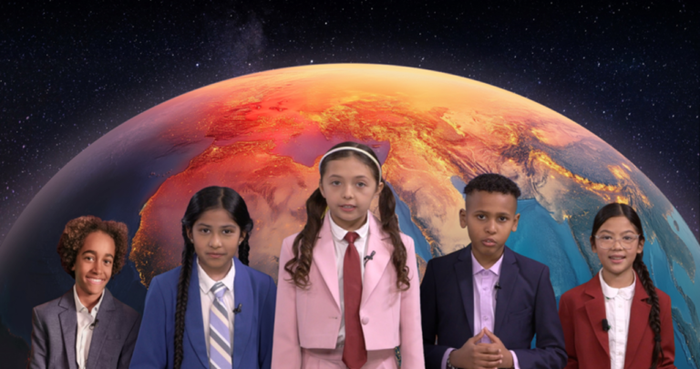 Weather Kids: crianças interrompem a programação global de televisão com previsões chocantes sobre o futuro do clima