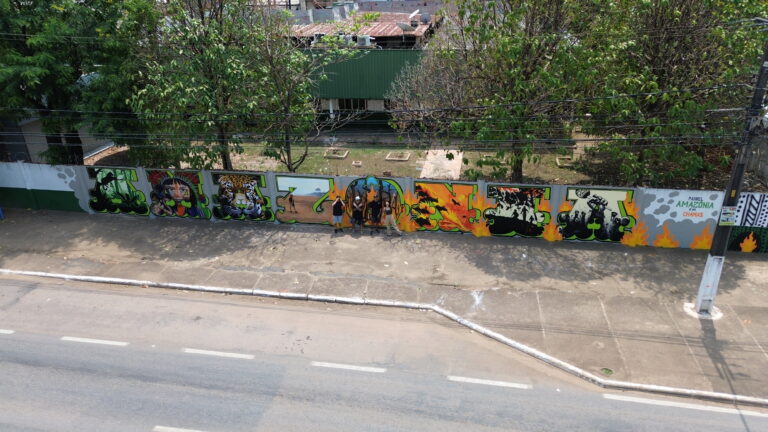 Amazônia em Chamas é eternizada em Porto Velho