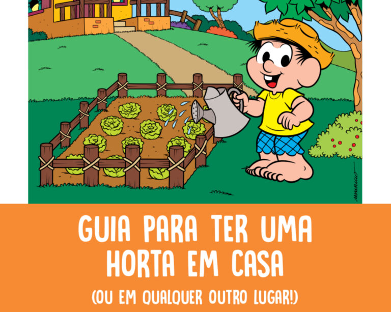 Chico Bento ensina a cultivar horta em casa (ou em qualquer lugar)