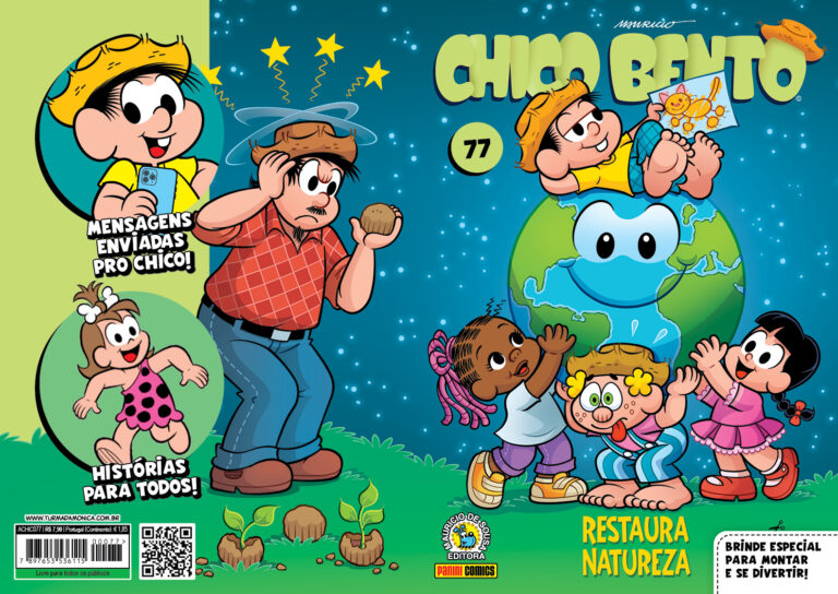 Restauração da natureza é tema de HQ com Chico Bento feita pela MSP Estúdios em parceria com o WWF-Brasil 