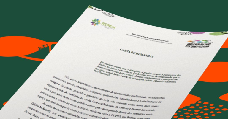 Lideranças comunitárias da Amazônia entregam carta de demandas por justiça climática ao enviado especial da ONU 