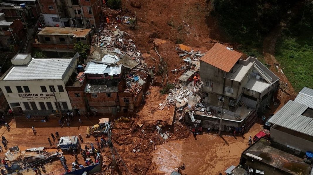 Destruição em Juiz de Fora