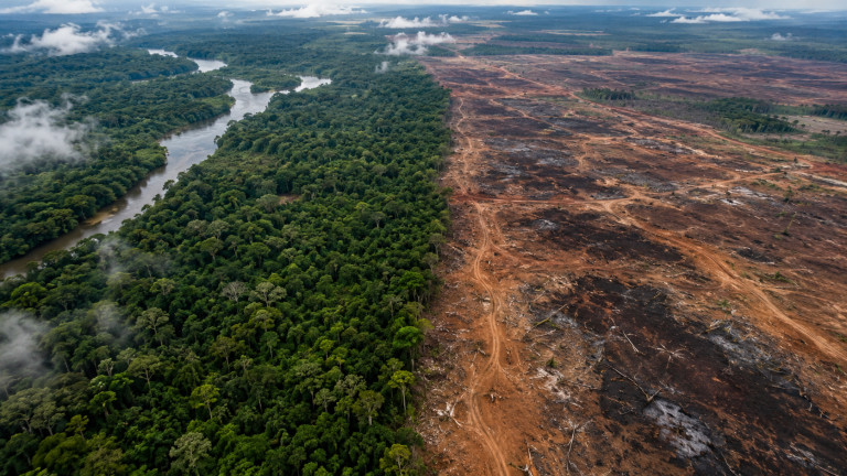 Amazônia pode virar savana antes de aquecimento global atingir nível crítico se desmatamento avançar, aponta estudo 