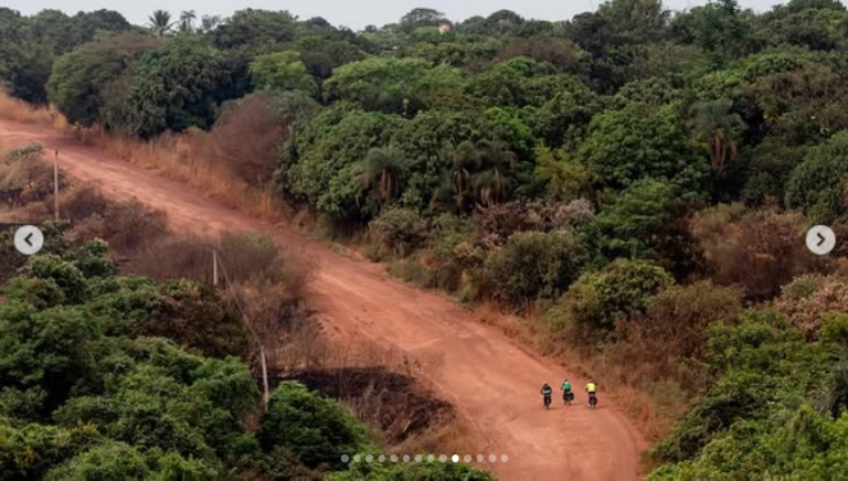 Pesquisadores pedalam 300 km no Cerrado para investigar as mudanças climáticas no bioma 