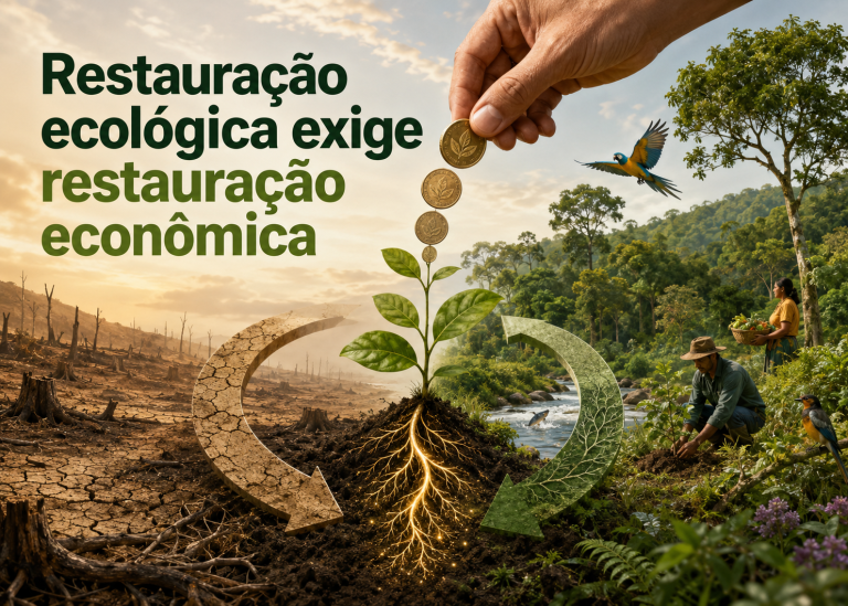Restauração ecológica exige restauração econômica