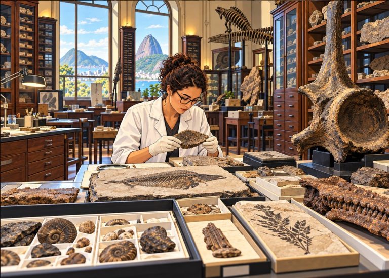 Acervo de Paleontologia do Museu de Ciências da Terra reúne mais de 250 mil exemplares
